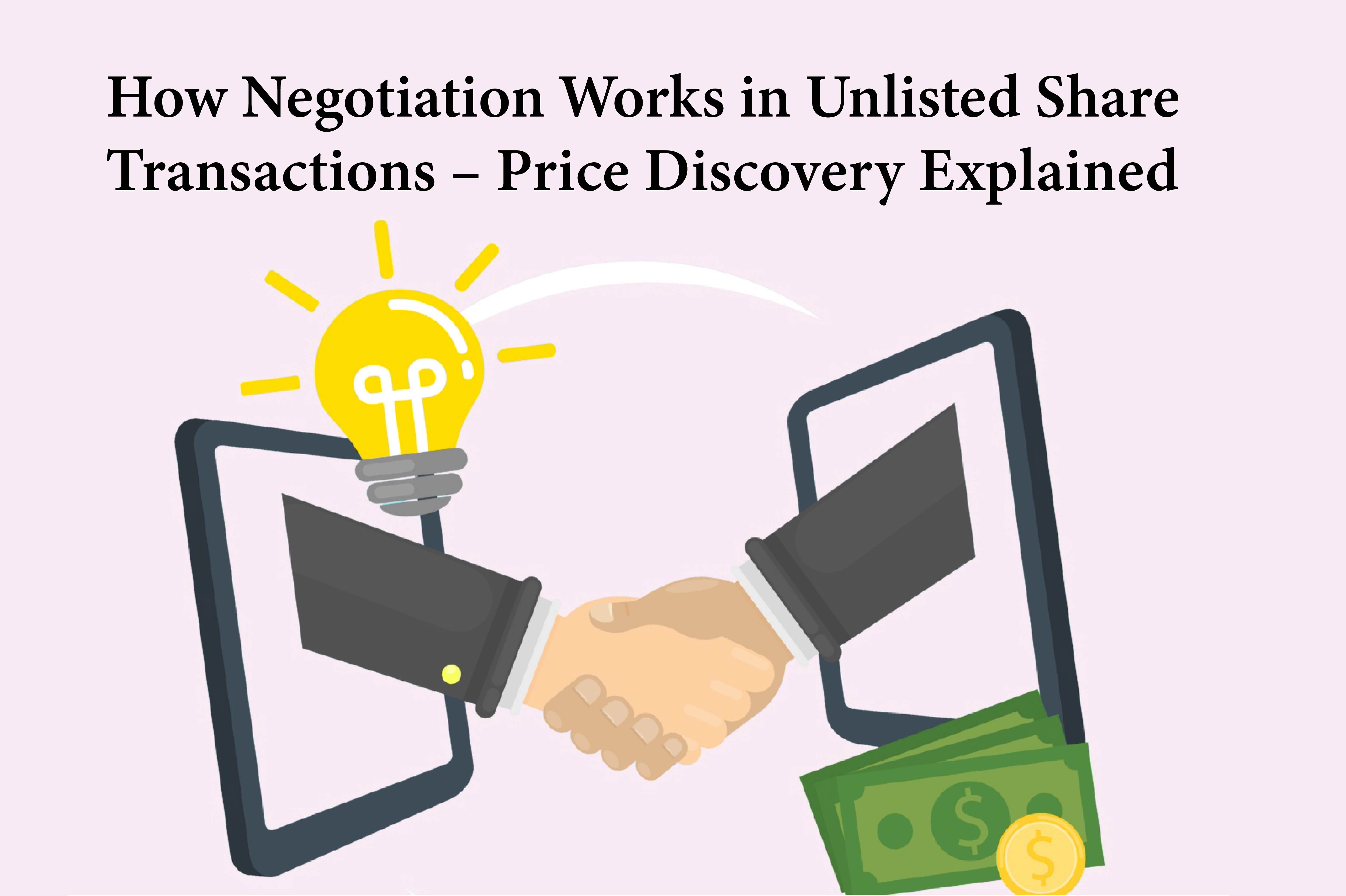 How Negotiation Works in Unlisted Share Transactions – unlisted share negotiation Price Discovery Explained