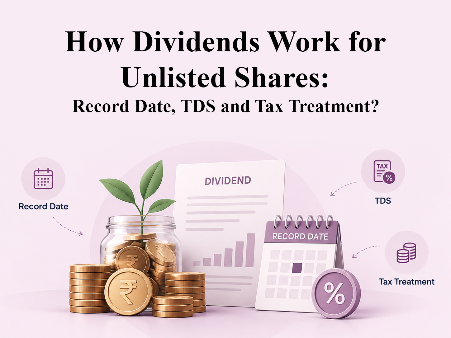 How Dividends Work for Unlisted Shares: Record Date, TDS and Tax Treatment?